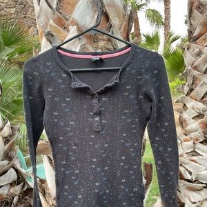 Women’s Fox Henley long sleeve shirt. Motocross motorcycle size small